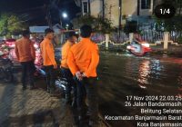 Banjir Rob Landa Banjarmasin, Ketinggian Air Capai 15 cm