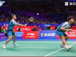 Ganda Senior Ahsan/Hendra Takluk oleh Junior Sabar/Reza di Babak 32 China Masters