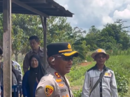 Kapolres Banjar Dukung Program Ketahanan Pangan di Desa Tungkaran