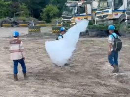 Awan Jatuh di Tanah di Muara Tuhup Murung Raya Kalteng Diduga Terkait Aktivitas Pertambangan