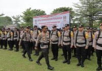 Pimpin Apel Pengamanan Pilkada 2024, Ini Pesan Kapolres Banjar