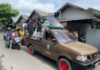 APK yang Masih Bertebaran di Banjarmasin Dibersihkan Bawaslu dan Personel Gabungan