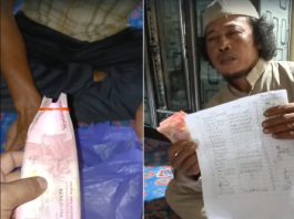 Beredar Video Diduga Relawan Fatma-Said Akhmad Tertangkap Basah Tebar 'Uang Siraman' di Kelumpang Tengah Kotabaru
