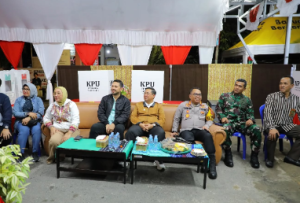 Pemantauan TPS oleh Forkopimda Kota Banjarmasin. (wartabanjar.com - Istimewa)