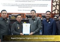 DPRD Kota Banjarmasin Sepakati Pembentukan Propemperda dan Penetapan APBD 2025