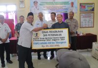 Pj. Bupati Batola Serahkan Bantuan untuk Nelayan dan Ternak Itik Petelur ke Pondok Pesantren
