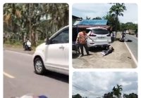 Tiga Orang Jadi Korban Laka Lantas di Depan Puskesmas Mataraman