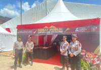 200 Personel Polres Balangan Amankan Debat Publik Calon Bupati dan Wakil Bupati Balangan
