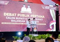 Debat Terbuka Calon Tunggal Pilbup Balangan Dikemas dengan Penajaman Visi Misi
