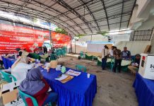 Penghitung di TPS Kota Banjarmasin Masih Terus Berlangsung