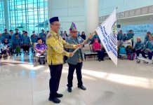 Kafilah Kalsel Resmi Dilepas Menuju Porsadinas VI Lampung