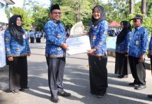 Dinas PUPR Banjar Raih Penghargaan Terbaik 1 Penyelenggaraan Jasa Konstruksi dari Kementerian Pekerjaan Umum