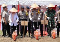 Panen Jagung Tandai Peluncuran Gugus Tugas Polri di Kalsel
