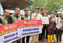 Menteri Pertanian RI Optimalisasi Lahan Rawa di Desa Anjir Pasar