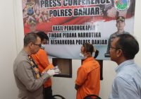 Polres Banjar Gagalkan Peredaran 77 Gram Sabu dan Sergap 11 Tersangka