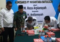 Asisten Ekobang Hadiri Serah Terima Jabatan Komisaris PT Nusantara Batulicin
