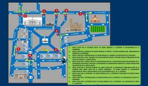Rekayasa lalu lintas saat aksi 212. (wartabanjar.com - Ist. Tribrata)