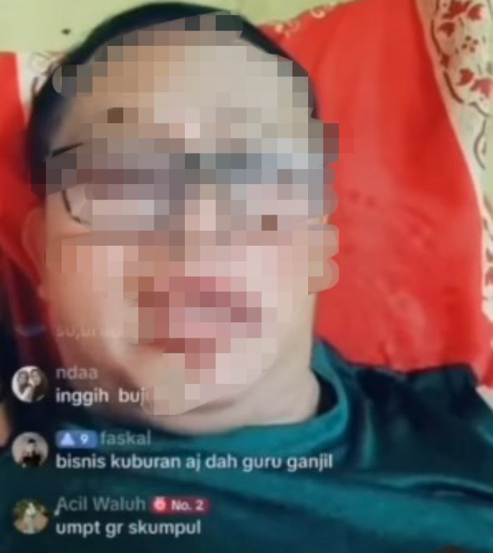 Video pria menyebut nama Guru Sekumpul bikin heboh dan viral di media sosial. (wartabanjar.com - Ist. @kabarbanuakalselofficial)