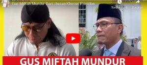 Gus Miftah mundur sebagai Utusan Khusus Presiden. (Youtube Warta Banjar)