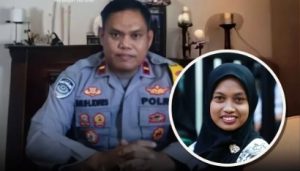 Ipda M Idris dan guru honorer Supriyani. (Inilah.com)