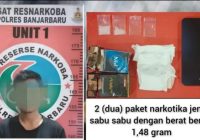 Pria Muda Nekat Edarkan Sabu di Kawasan Perkantoran Gubernur Kalsel, Ditangkap di Jalan Banua Praja Utara