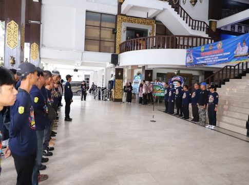 Ratusan Anggota Karang Taruna Banjarmasin Ikuti KKBWK di Banjarbaru