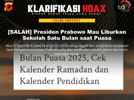Presiden Prabowo Liburkan Sekolah 1 Bulan Saat Ramadhan, Cek Fakta