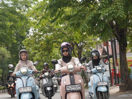 Rolling City Classy Class, PT STSJ Yamaha Ajak Pecinta Grand Filano dan Fazzio Berkeliling Kota Banjarmasin