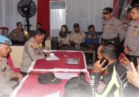 Kapolres Banjar Tinjau Pos Pelayanan Natal dan Tahun Baru di Gambut