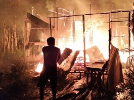 Kebakaran terjadi di Jalan Tampung Penyang 1 Palangka Raya