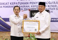 Pemprov Kalsel Raih Kategori Hijau Tingkat Kepatuhan Pelayanan Publik dari Kanwil Ombudsman RI Kalsel