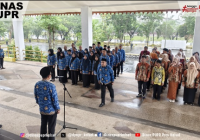 Dinas PUPR Kalsel Laksanakan Upacara Peringatan HUT Korpri