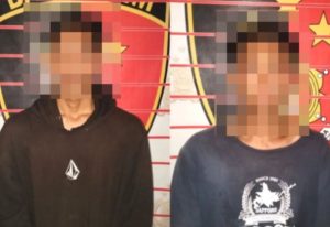 Dua spesialis jambret di Samarinda Ulu berhasil ditangkap. (wartabanjar.com - Ist. Polda Kaltim)