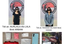 Diduga Edarkan Narkotika, 2 Wanita Kakak Beradik ini Diringkus Sat Resnarkoba Polresta Banjarmasin