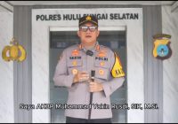 Agar Libur Tahun Baru 2025 Lancar, Polres HSS Sampaikan Sejumlah Imbauan Keselamatan Berlalu Lintas