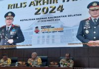Kapolda Kalsel: Kasus Narkoba di Kalsel 2024 Meningkat Dibanding Tahun 2023
