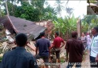 Hujan Deras Tumbangkan Pohon, Satu buah Rumah di Tebing Tinggi Rusak Parah