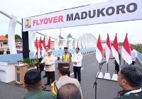Presiden Prabowo Resmikan Flyover Madukoro