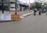 Jalan Cendrawasih Banjarmasin Ditutup Hari ini