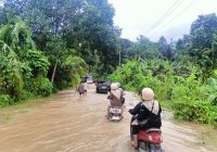 Debit Air Naik di Kecamatan Tebing Tinggi, Desa Campan Macet Parah