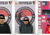 Miliki Belasan Paket Sabu, Dua Muda Mudi Asal Pekapuran Diringkus Polisi di Hotel Bumi Banjar