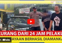 VIDEO - Belum 24 Jam Pelaku Penganiayaan di Hotel Prima Berhasil Diamankan Polisi