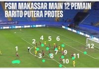 PSM Makassar Turunkan 12 Pemain saat Lawan Barito Putera, PT LIB: Sanksi Sesuai Laws of The Game