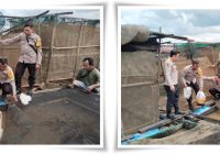 Polsek Banjarmasin Timur Bantu 1.000 Bibit Ikan Nila untuk Pembudidaya Ikan Air Tawar di Banua Anyar