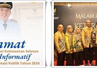Pemprov Kalsel Raih Penghargaan Informatif, Komitmen Terhadap Keterbukaan Informasi Semakin Kuat