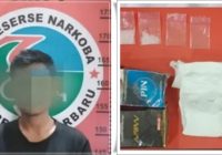 Ederkan Narkotika di Kawasan Kantor Gubernur, Pria Cempaka Ditangkap dengan Sabu 1,48 Gram