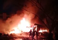 Bengkel Terbakar di Jalan Gubernur Soebardjo