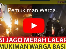 VIDEO Kebakaran di Jalan Gubernur Soebardjo Banjarmasin