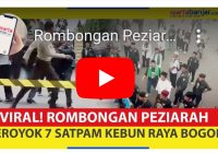 VIDEO Satpam Kebun Raya Bogor Dikeroyok Peziarah
