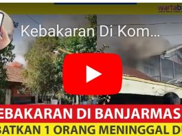 VIDEO Kebakaran di Jalan Wildan Sari 7 Banjarmasin